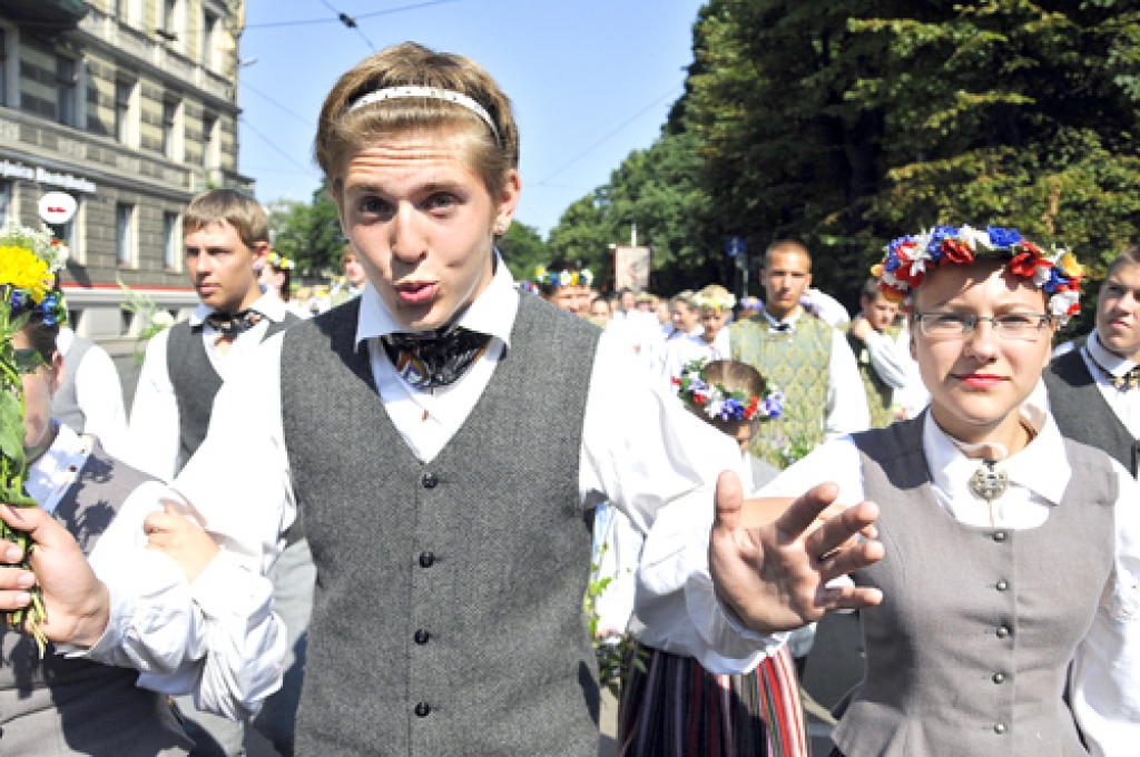Galerijā – mirklis no svētkiem