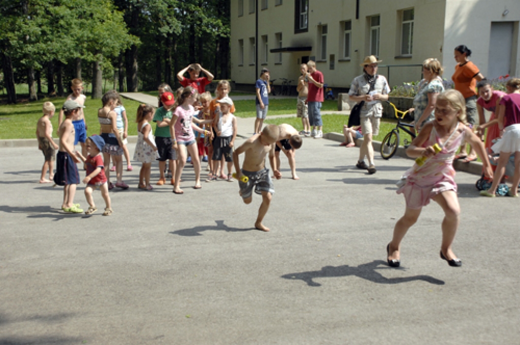 Dāviņos sporto arī bez elektrības