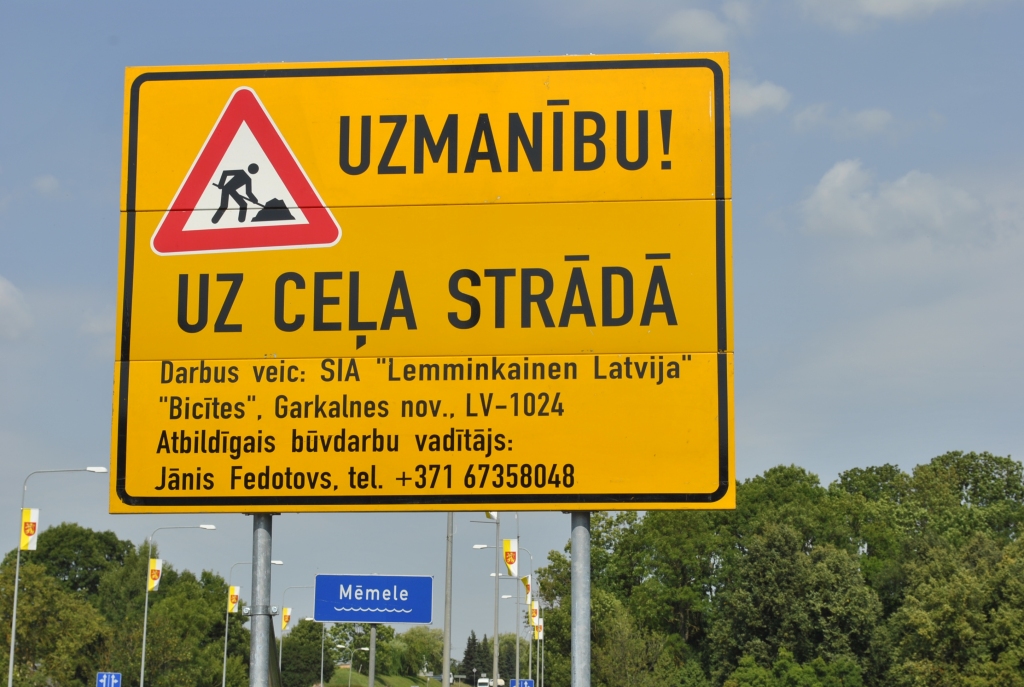 Ceļu būvdarbu dēļ būs kavēta satiksme posmā Bauska–Iecava