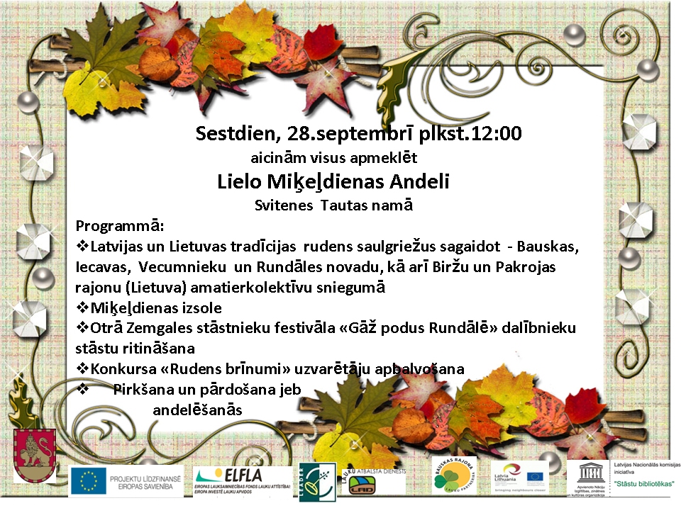 Miķeļdienas andele Svitenē