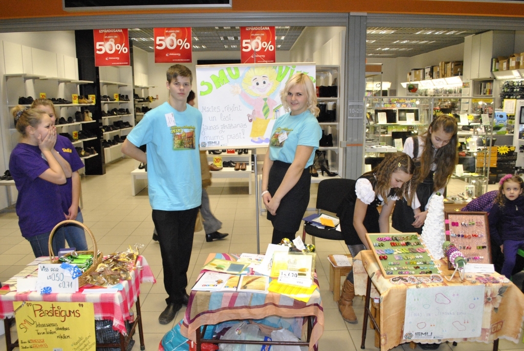 Skolēnu firmu tirdziņā Iecavā piedāvās inovatīvu produktu