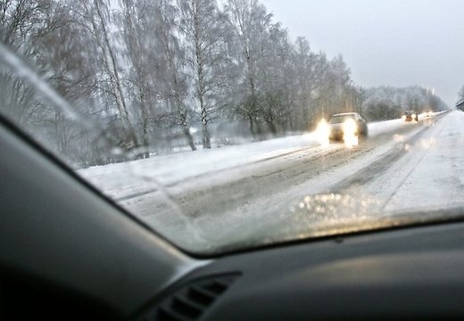 Apgrūtināta braukšana ceļa posmā no Iecavas līdz Bauskai
