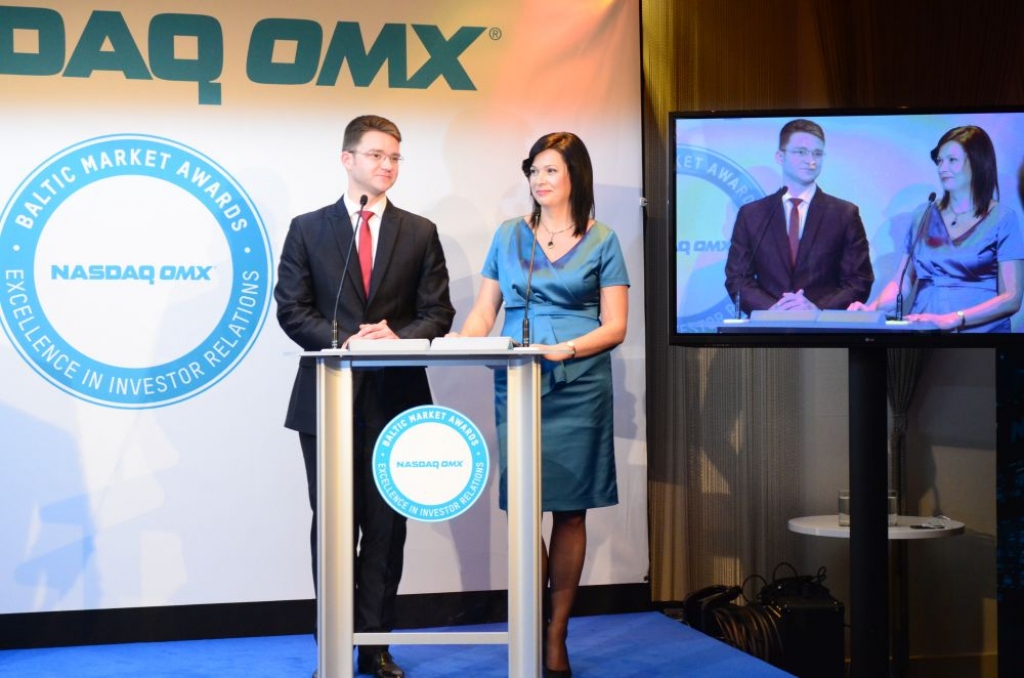 Papildināta ar foto - Apbalvo labākos NASDAQ OMX Baltijas biržu uzņēmumus