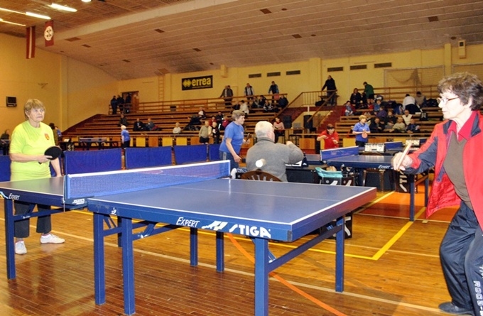 FOTO:LSVS 51. sporta spēles galda tenisā