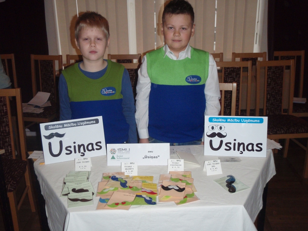 Bauskas skolēnu uzņēmumi sadarbojas ar Olaines kolēģiem