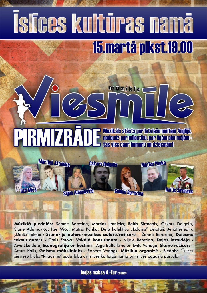 Mūzikla «Viesmīle» pirmizrāde