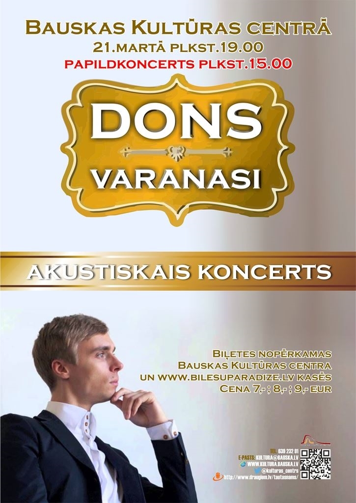 Dona koncerts «Varanasi» Bauskā