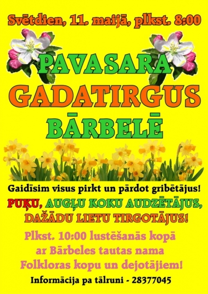 Pavasara gadatirgus Bārbelē 