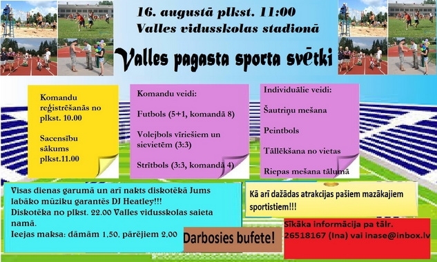 Valles pagasta sporta svētki 