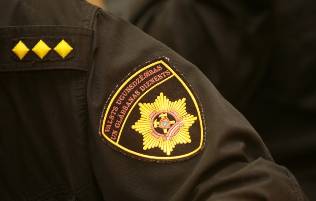 Vecsaulē nodeg neapdzīvotā māja