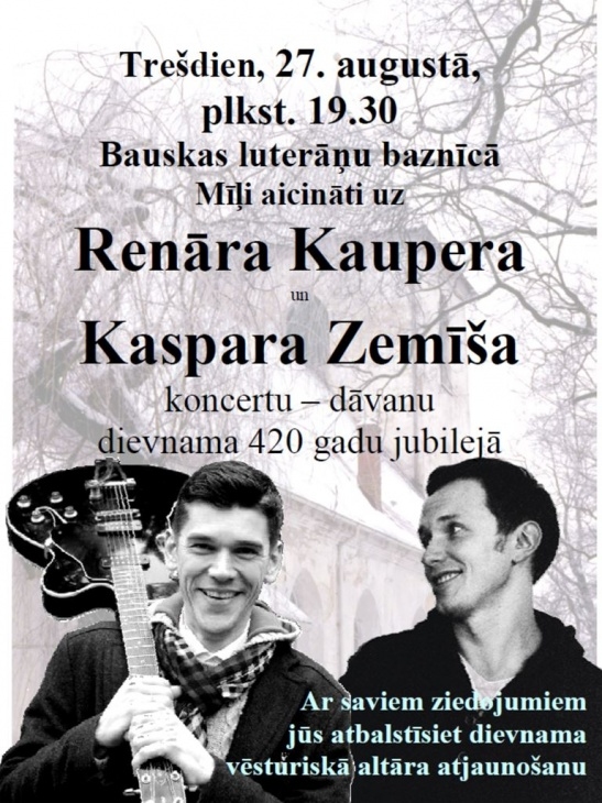 Renāra Kaupera un Kaspara Zemīša koncerts