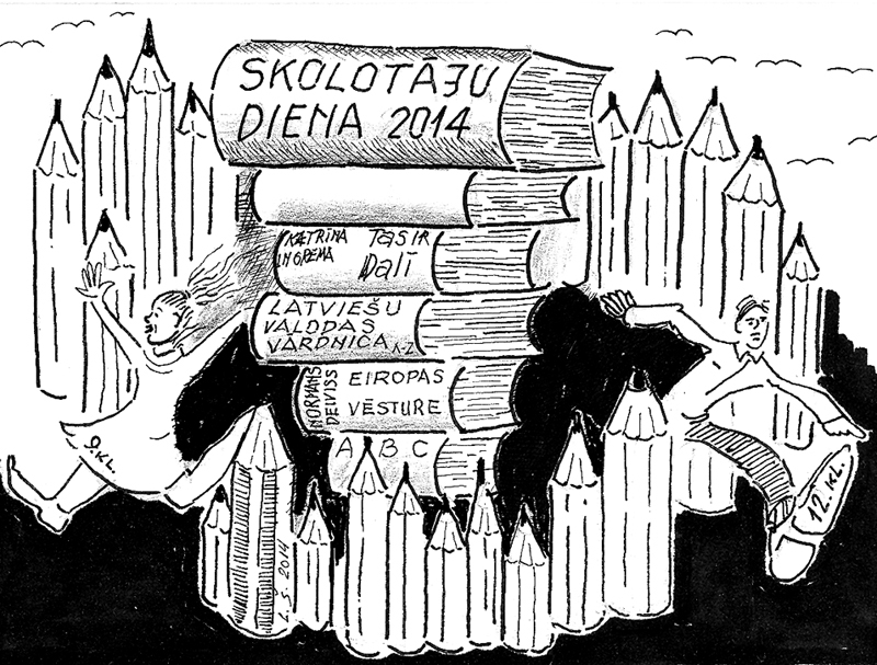 Karikatūra: VĒLĒSIM, SVEIKSIM, SVINĒSIM!
