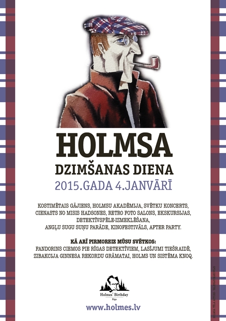  Rīga svētdien aicina uz Šerloka Holmsa dzimšanas dienas sarīkojumu