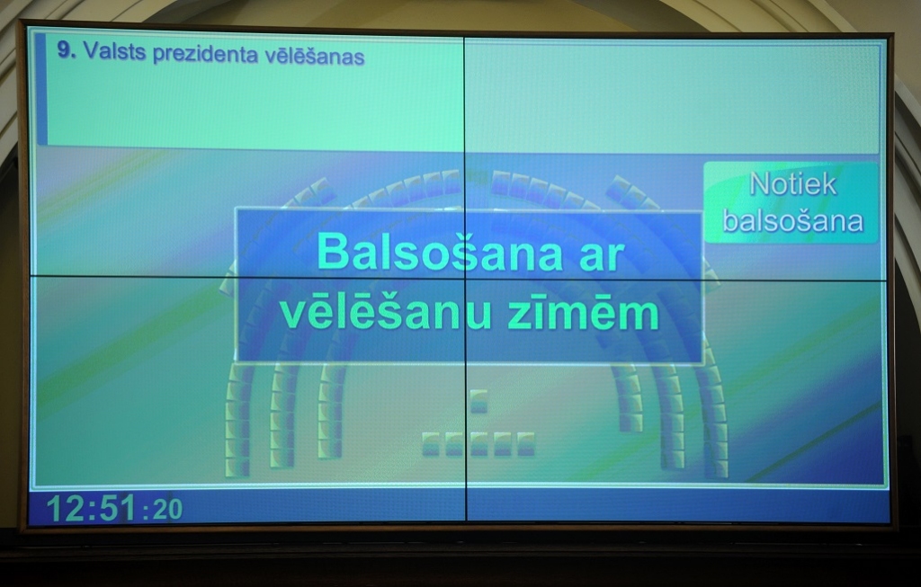 Visticamāk, arī nākamo Valsts prezidentu vēlēs Saeimas aizklātajā balsojumā