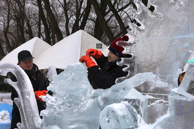 Jelgavā sākas Ledus skulptūru festivāls