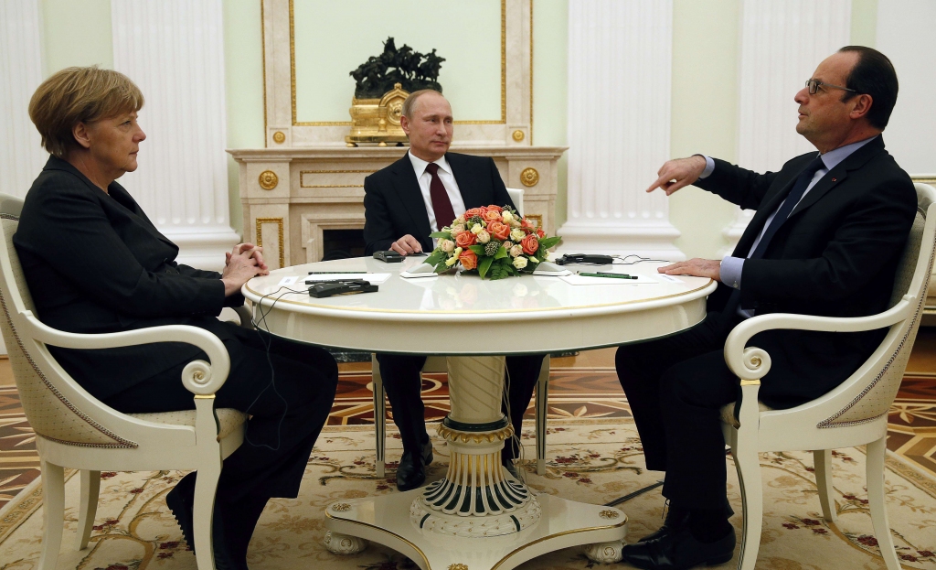 Peskovs: Putina sarunas ar Merkeli un Olandu bija konstruktīvas