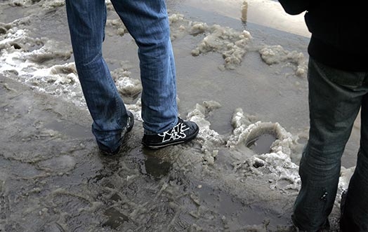 Kurzemē gaisa temperatūra pārsniegusi plus 8 grādu atzīmi, Bauskā fiksēti plus 5,4 grādi