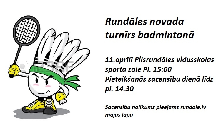 Rundāles novada turnīrs badmintonā