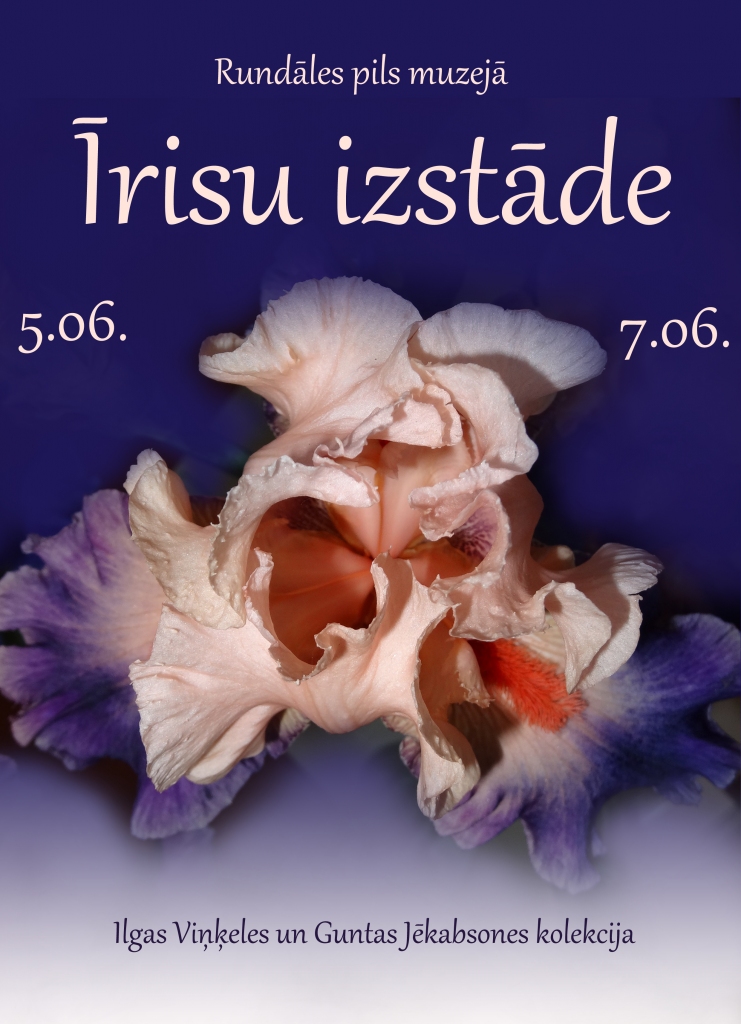 Rundāles pilī īrisu izstāde