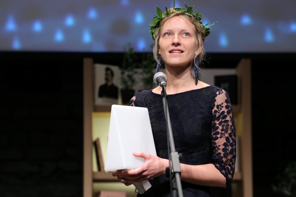 Jāņa Baltvilka balvas laureātes - Luīze Pastore un Anita Paegle