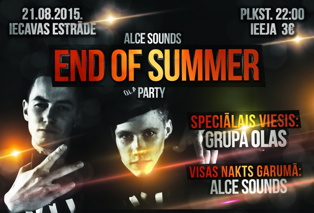 «End of summer» Iecavas estrādē