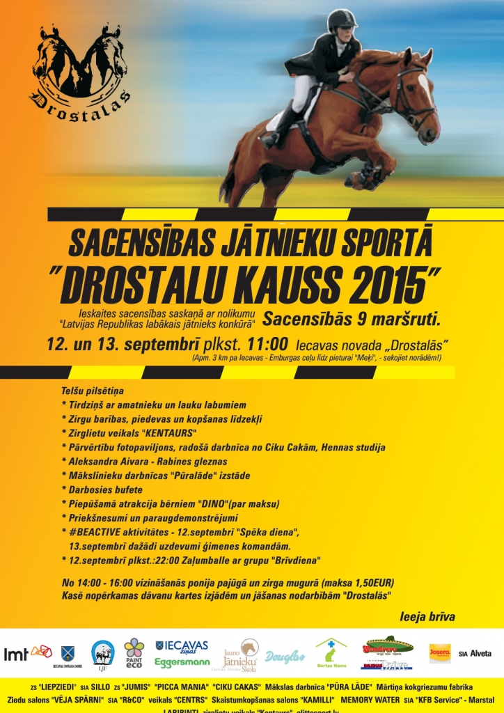 «Drostalu kauss 2015» Iecavā