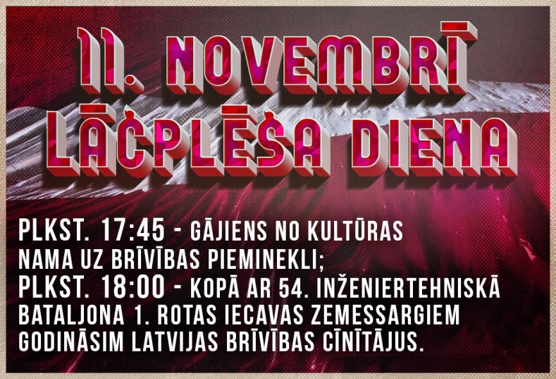 Lāčplēša diena Iecavā