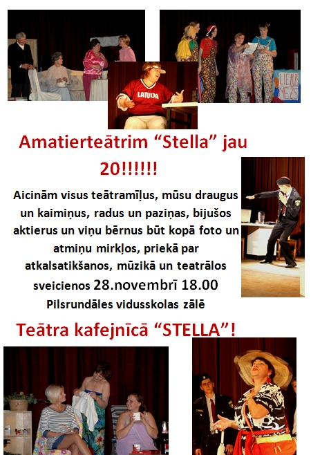 Rundāles amatierteātrim „Stella” – 20