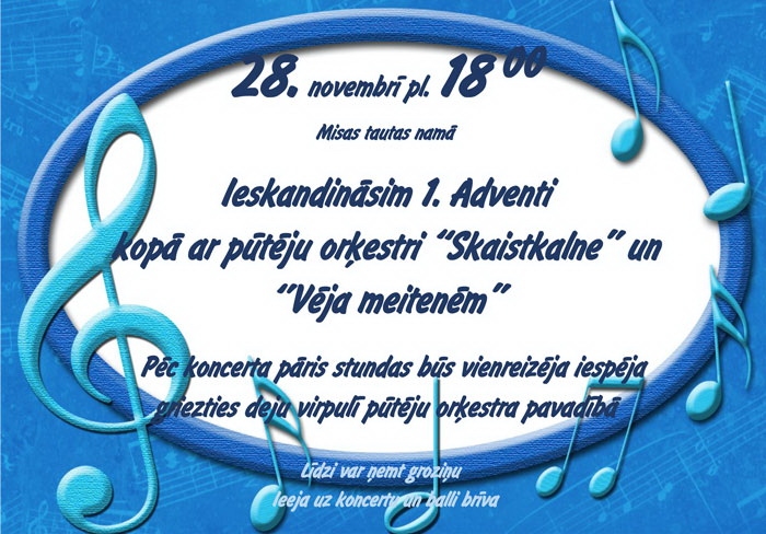 Adventes ieskandināšana Misā