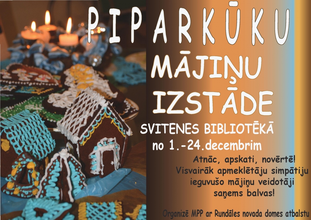 Piparkūku mājiņu izstāde Svitenē