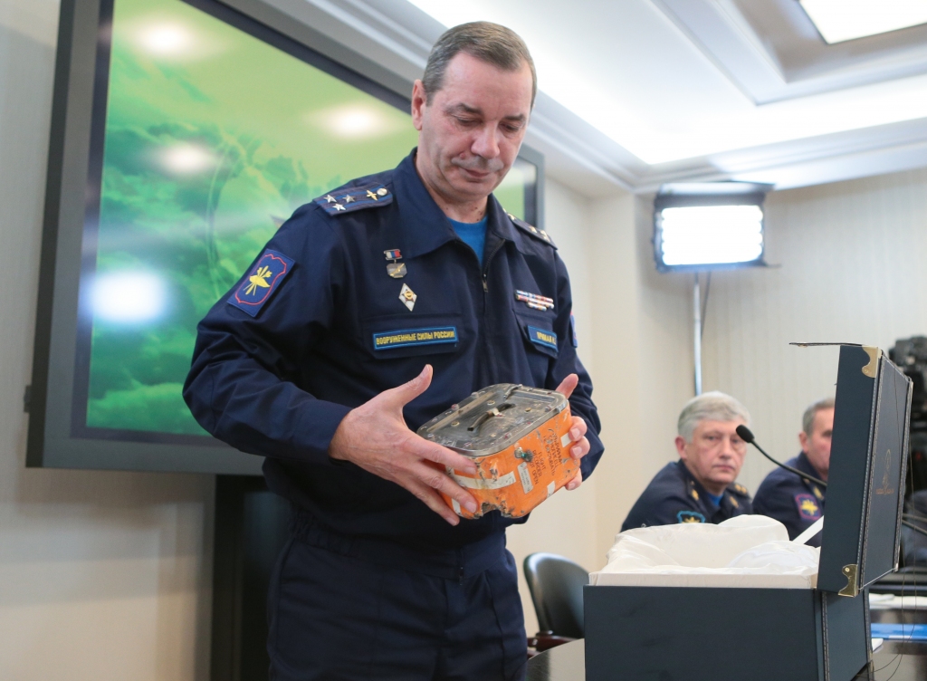Izmeklētāji: Notriektā Krievijas Su-24 melnās kastes atmiņas karte ir bojāta