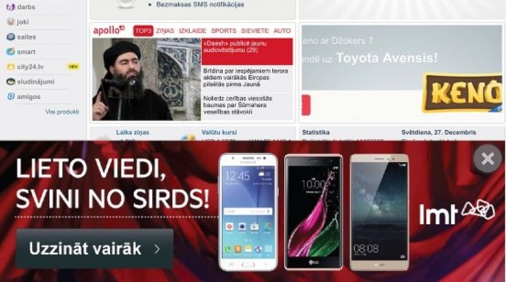 Kad reklāmas baneri sabojā omu