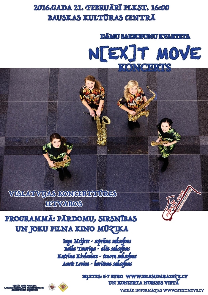 Saksofonu kvarteta «n[ex]t move» koncerts