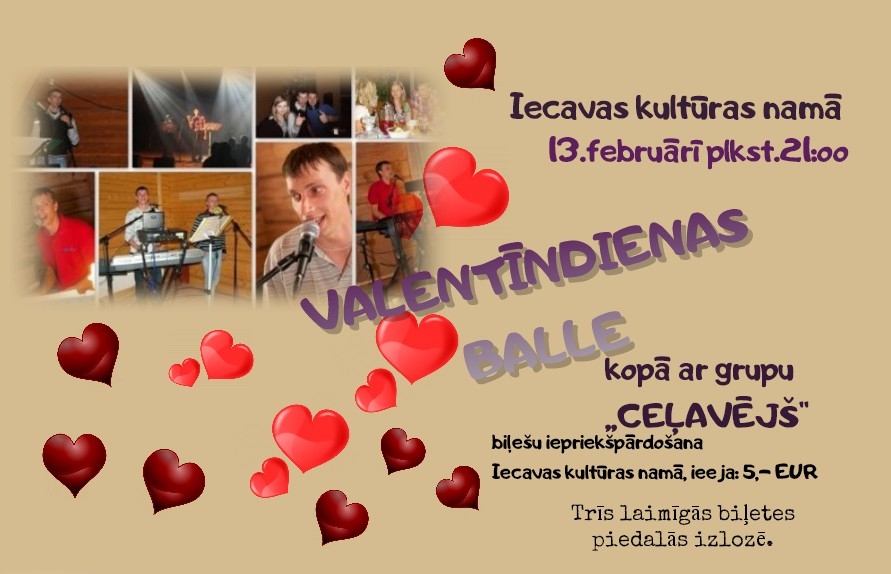 Valentīndienas balle Iecavā