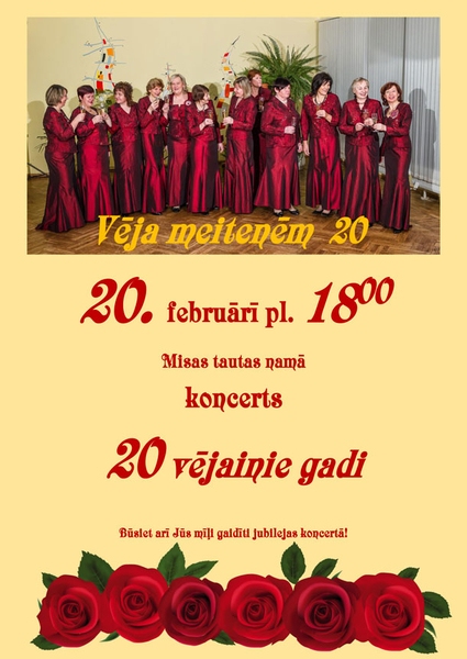 Koncerts «20 vējainie gadi» Misā