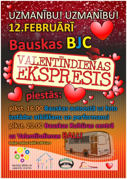 «Valentīndienas ekspresis» Bauskas autoostā