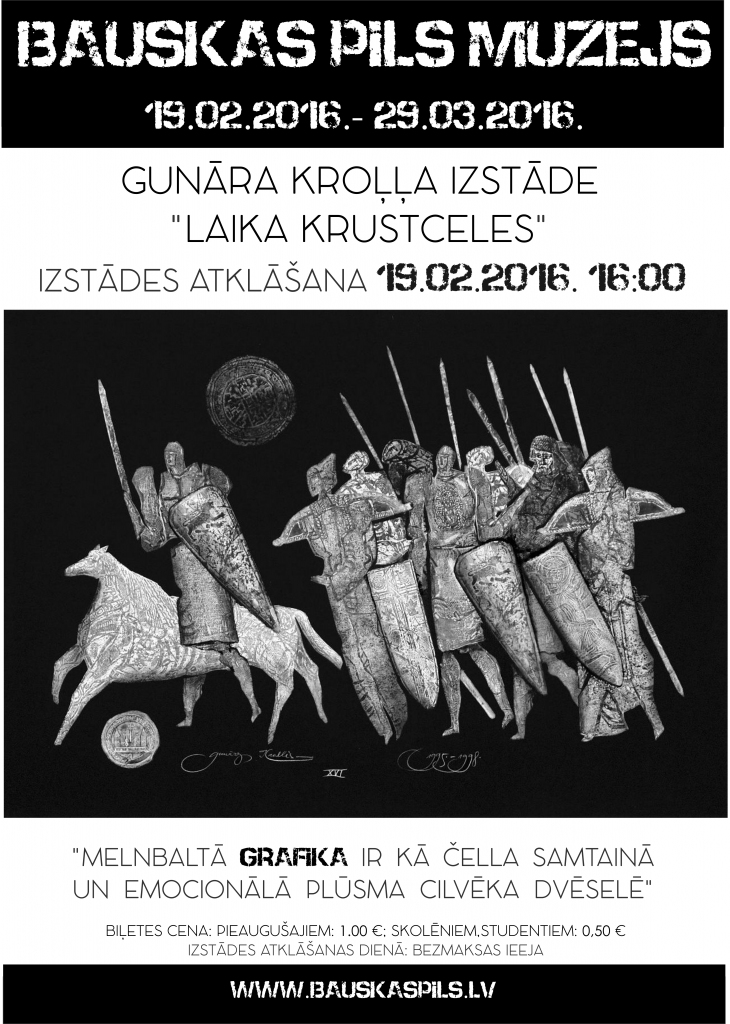 Gunāra Kroļļa izstāde Bauskas pilī