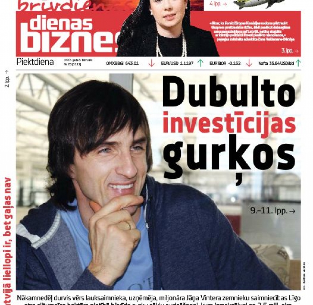 Miljonārs Jānis Vinters: ja tu kaut ko dari, tad paveic līdz galam