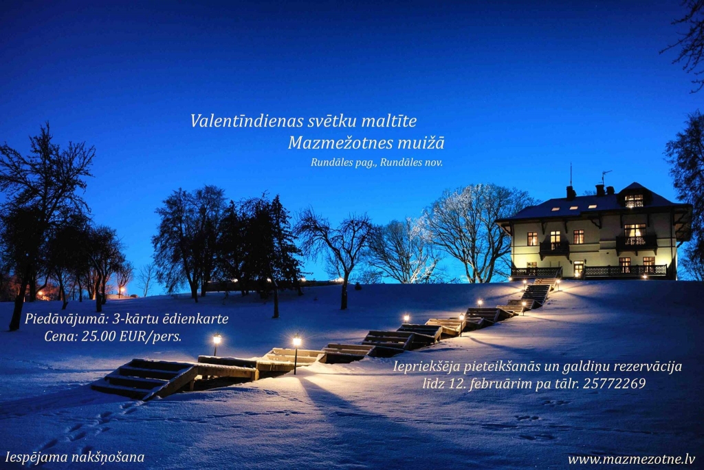 Valentīndiena Mazmežotnes muižā