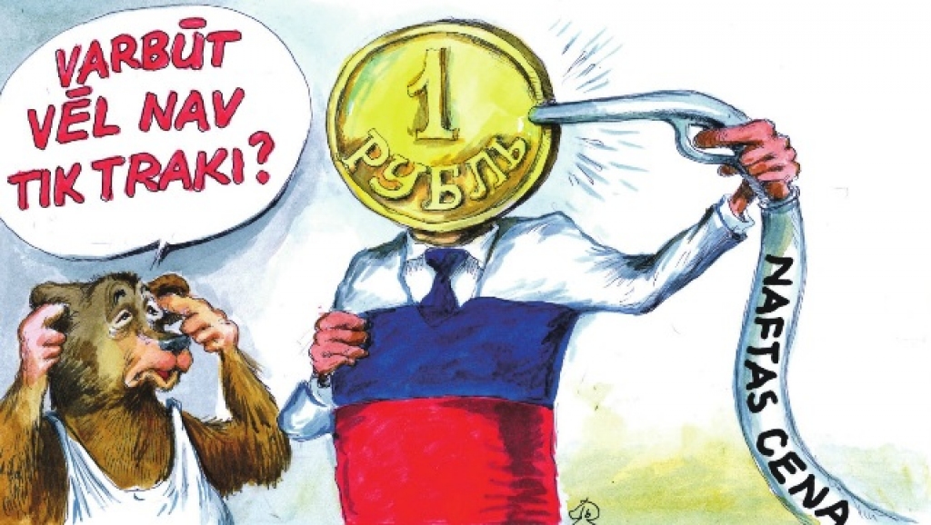 DB karikatūra: Kremlim jāglābj seja, Eiropai – tā otra vieta