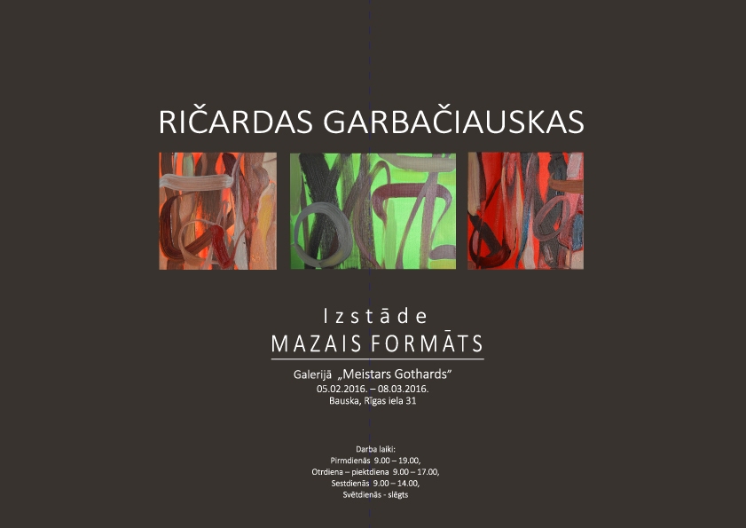 Izstāde galerijā «Meistars Gothards»