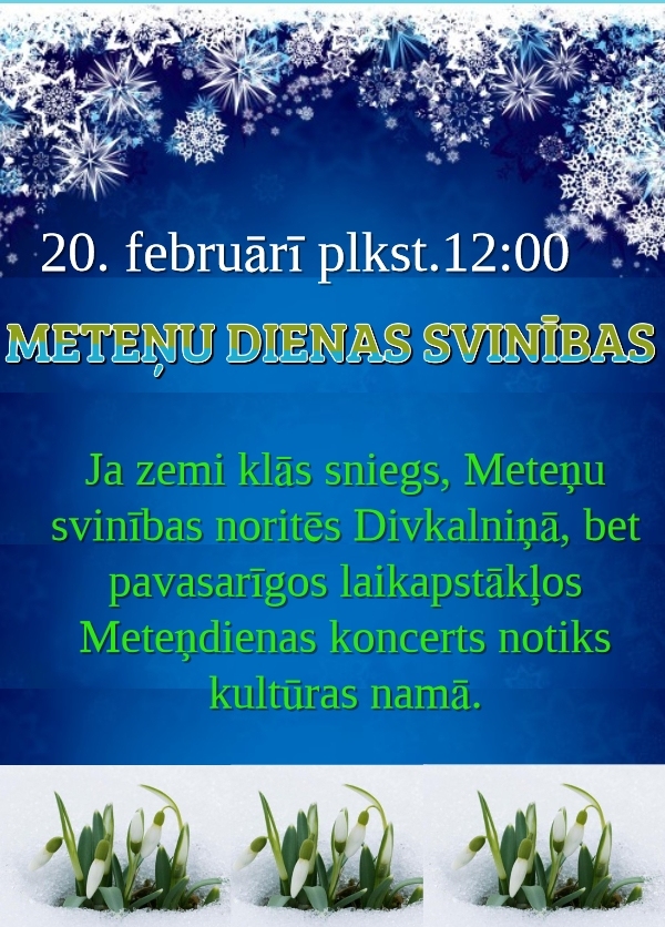 Meteņu svinības Iecavā