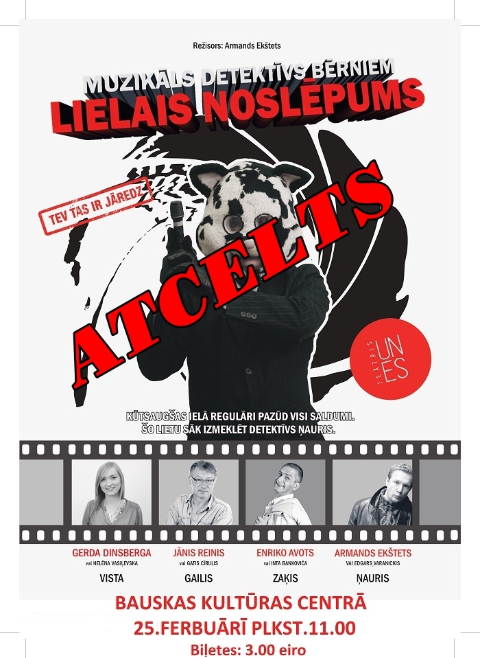 ATCELTS Muzikālais detektīvs bērniem «Lielais noslēpums»