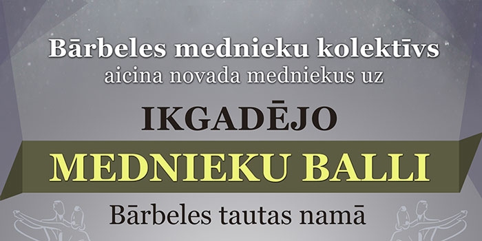 Mednieku balle Bārbelē