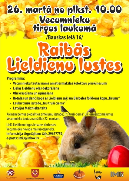 Lielais Lieldienu tirdziņš un lustes Vecumniekos