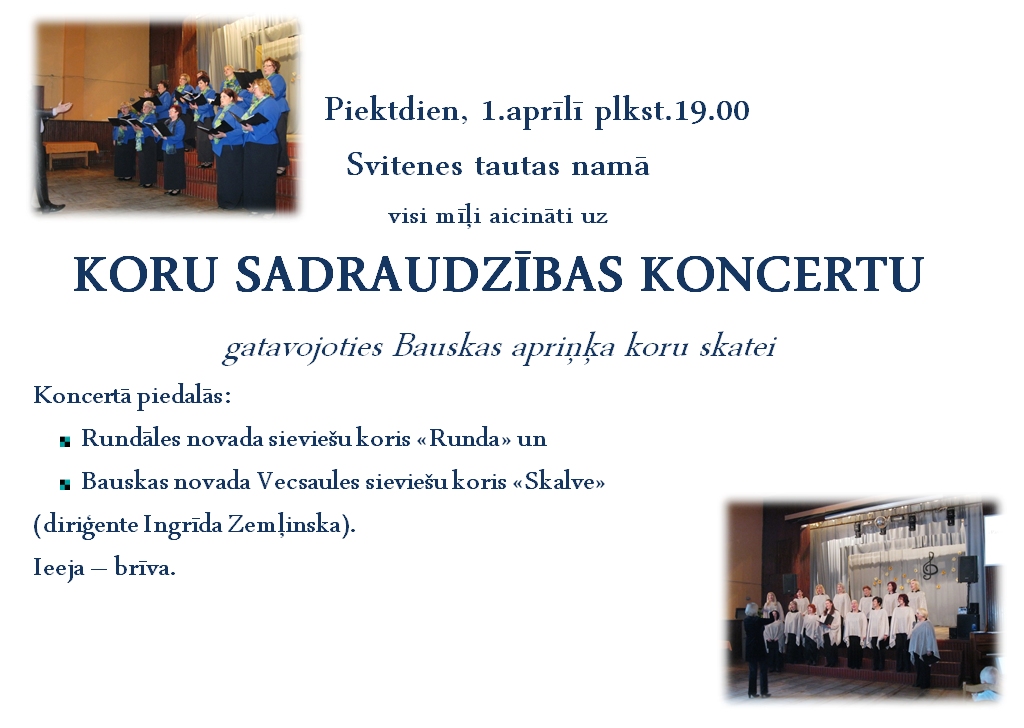 Koru sadraudzības koncerts