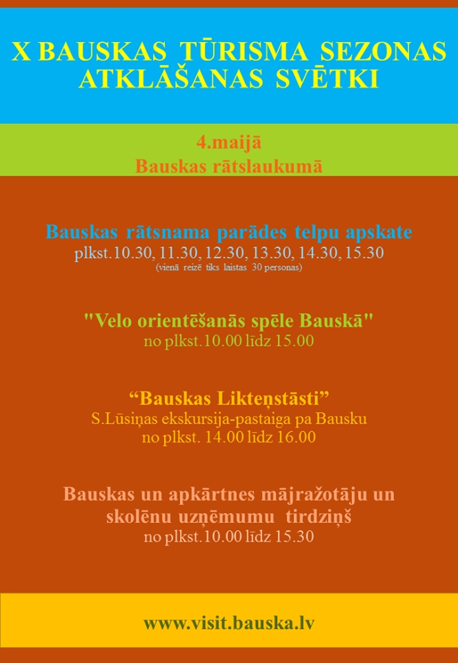 Bauskas tūrisma sezonas atklāšanas svētki