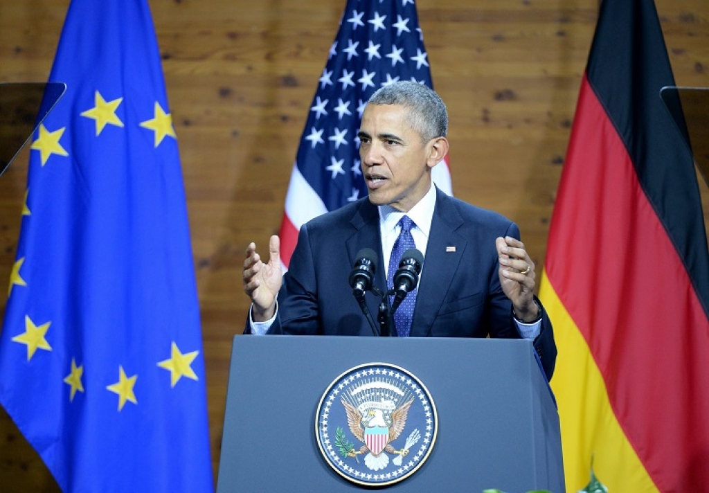 Obama: Krievija uzvedas kā huligāns, sankcijas jāsaglabā līdz solījumu izpildei