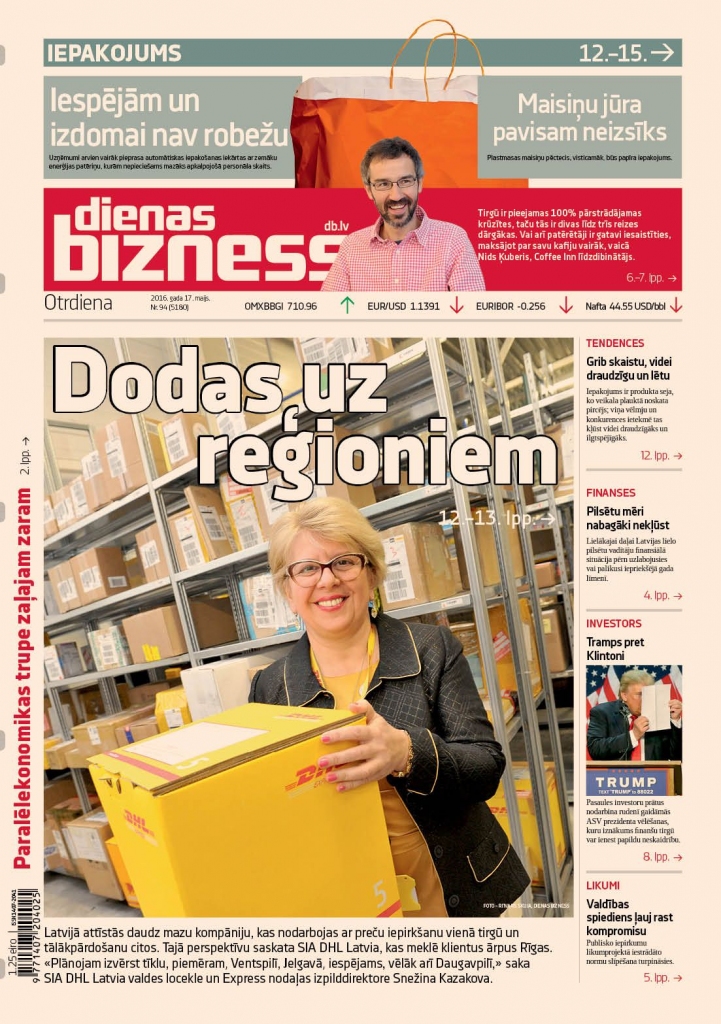 DHL Latvia dodas uz reģioniem 