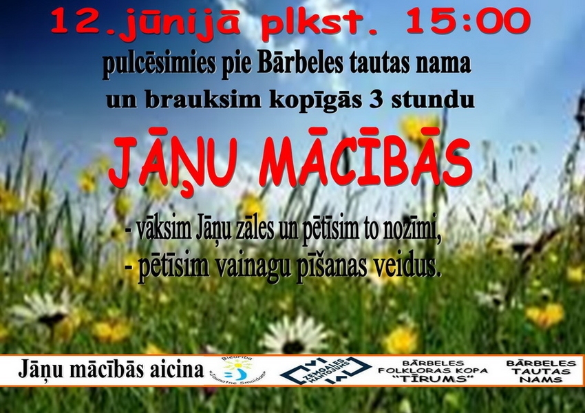 Jāņu mācības Bārbelē